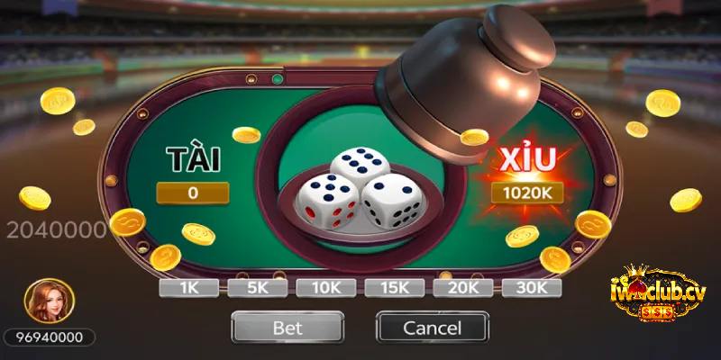 Tài Xỉu iWinClub là trò chơi dân gian quen thuộc